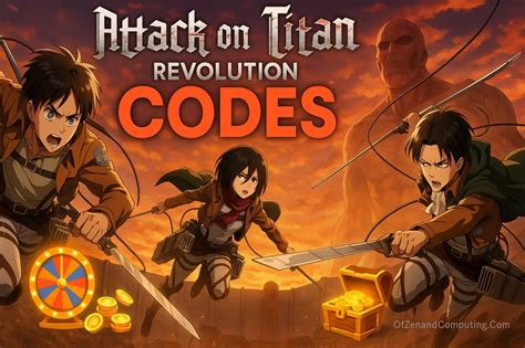 Codes Attack On Titan Revolution