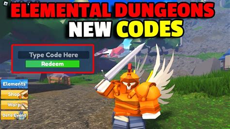 Elemental Dungeons Codes