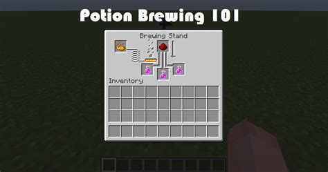 How To Brew Potions In Minecraft