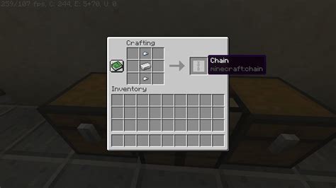 How To Craft Chains In Minecraft