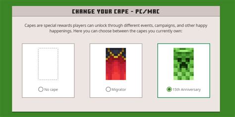 How To Get The Minecraft Creeper Cape