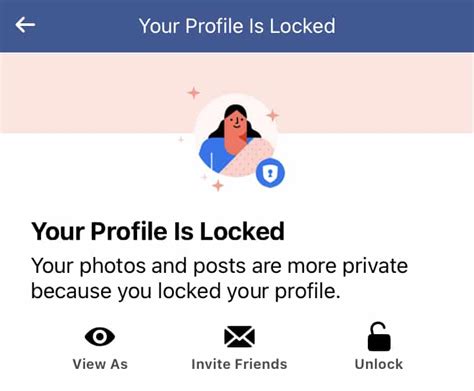 How To Lock Profile In Fb In Iphone