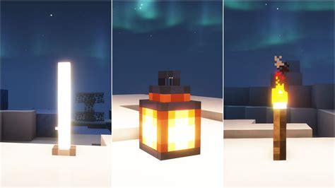 Lighting Sources Minecraft