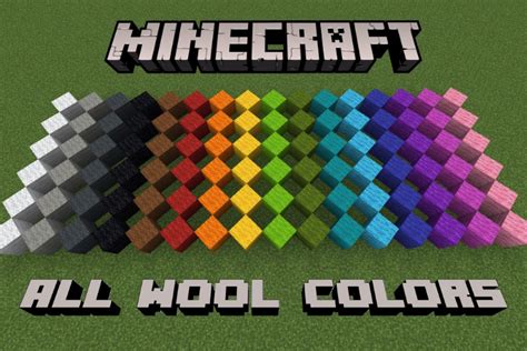 Minecraft Wool Colors: Easy Diy Patterns For Your Custom Designs