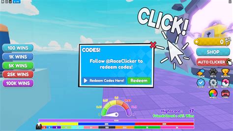 Race Clicker Codes